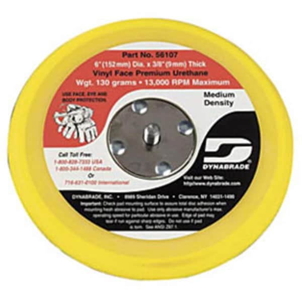 Dynabrade Psa Vinyl-Face 6 In. Diameter Random Orbital Sanding Pad DY335116 - main